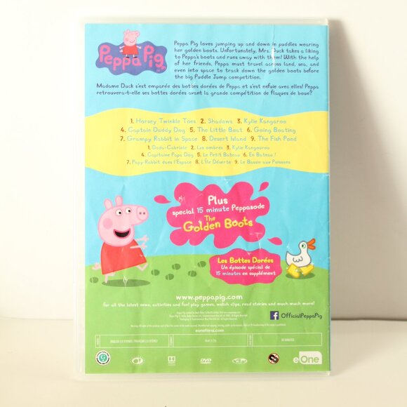 Peppa Pig The Golden Boots DVD  10 Episodess - Picture 2 of 2